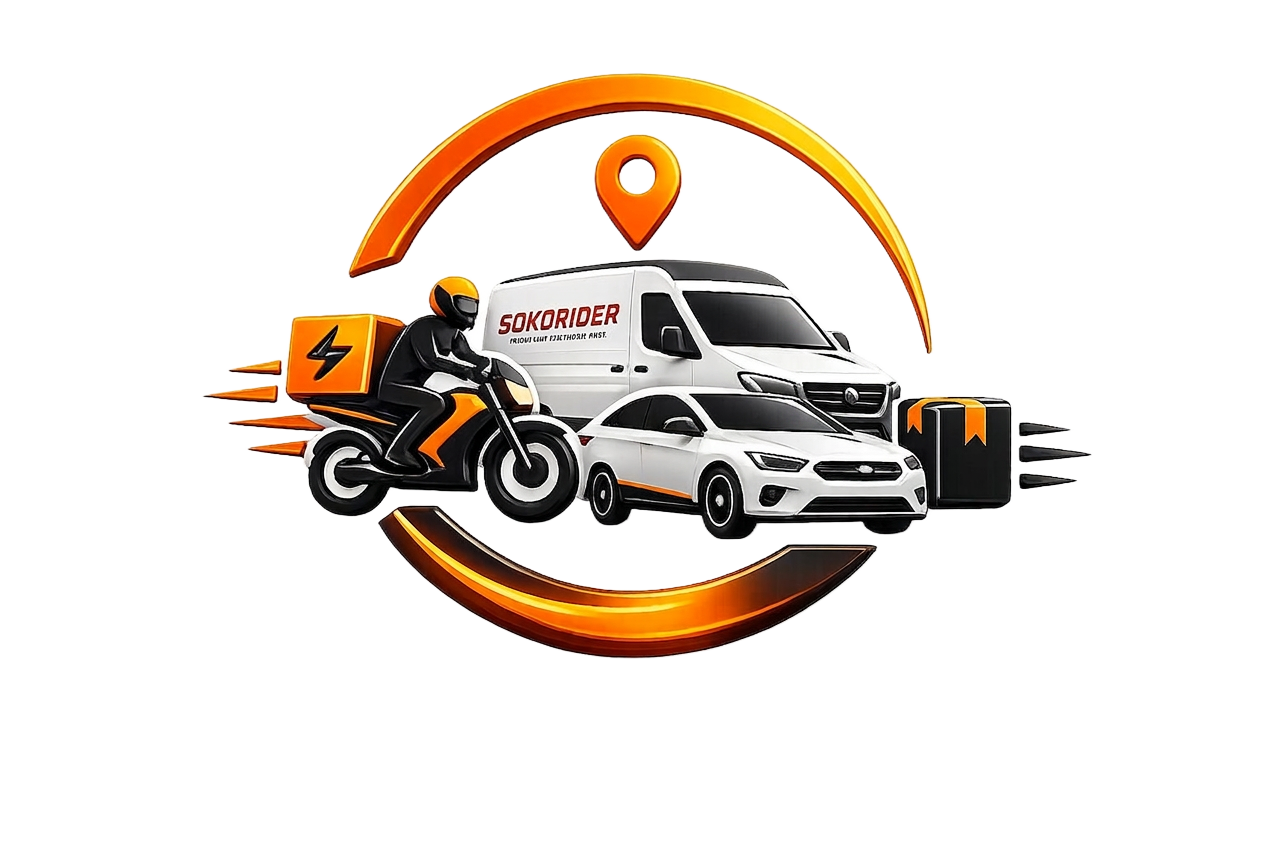 SOKORIDER β bikes, cars and vans. Anything, delivered fast.